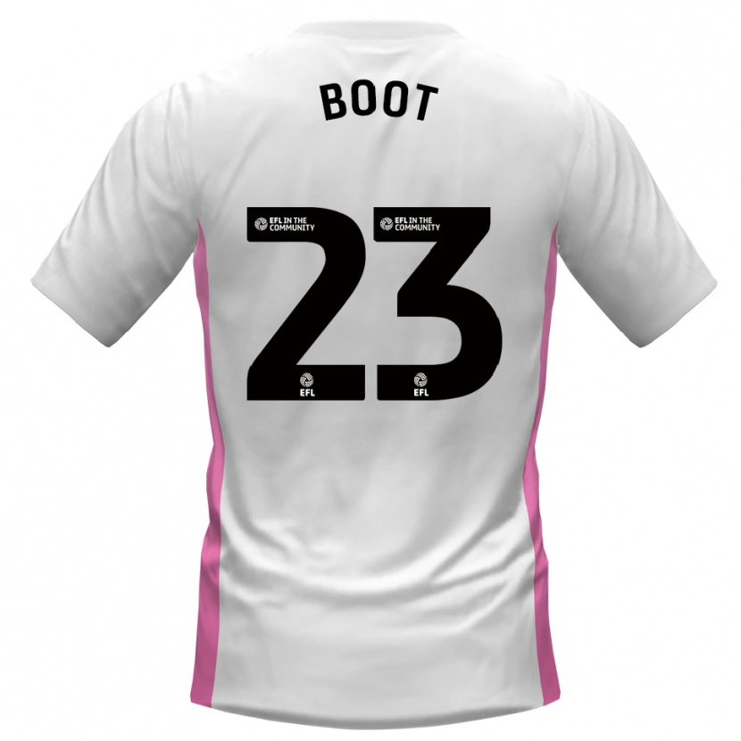 Danxen Homem Camisola Ryan Boot #23 Branco Vermelho Alternativa 2025/26 Camisa