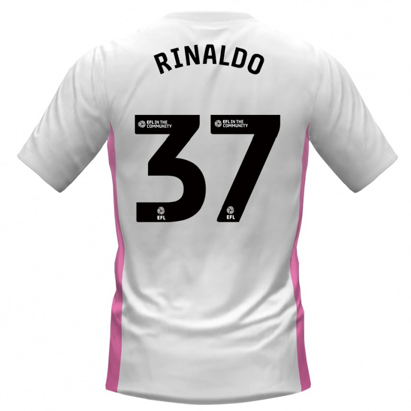 Danxen Homem Camisola Ashton Rinaldo #37 Branco Vermelho Alternativa 2025/26 Camisa