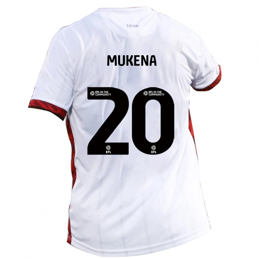 Danxen Homem Camisola Joy Mukena #20 Branco Vermelho Preto Alternativa 2025/26 Camisa