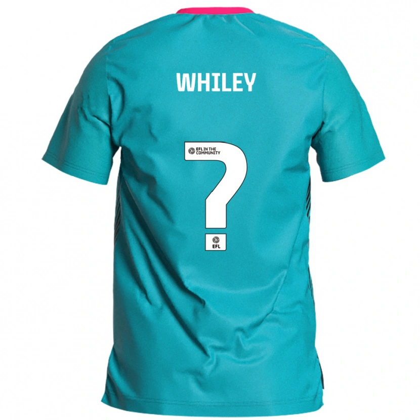 Danxen Homem Camisola Kate Whiley #0 Azul Celeste Rosa Alternativa 2025/26 Camisa