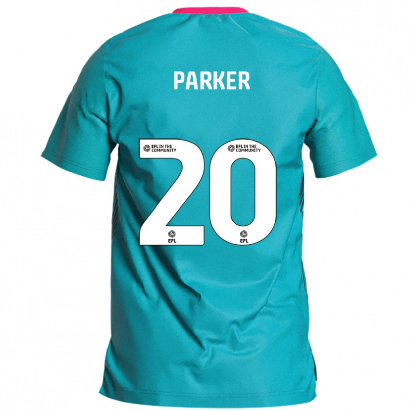 Danxen Homem Camisola Charley Parker #20 Azul Celeste Rosa Alternativa 2025/26 Camisa