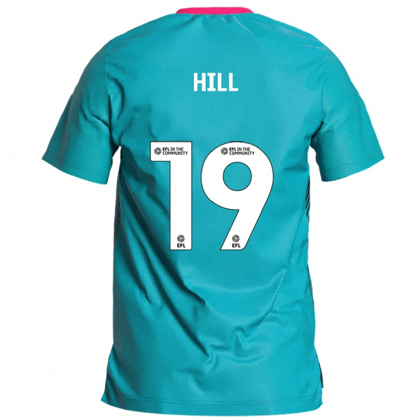 Danxen Homem Camisola Tom Hill #19 Azul Celeste Rosa Alternativa 2025/26 Camisa