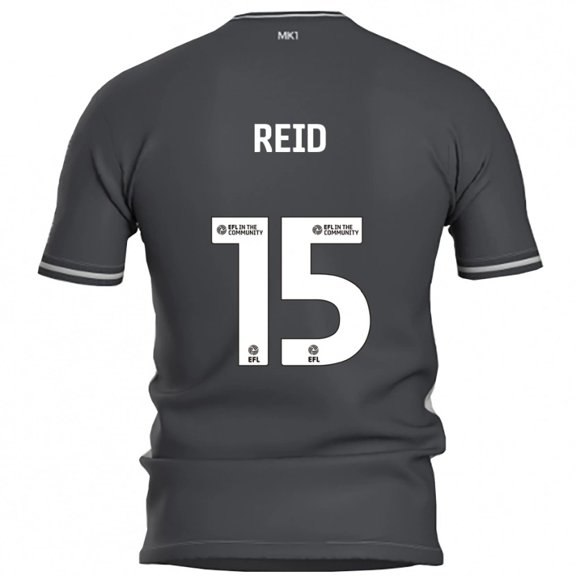 Danxen Homem Camisola Mia Reid #15 Cinza Prata Alternativa 2025/26 Camisa