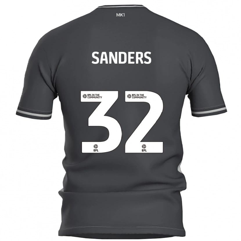 Danxen Homem Camisola Jack Sanders #32 Cinza Prata Alternativa 2025/26 Camisa