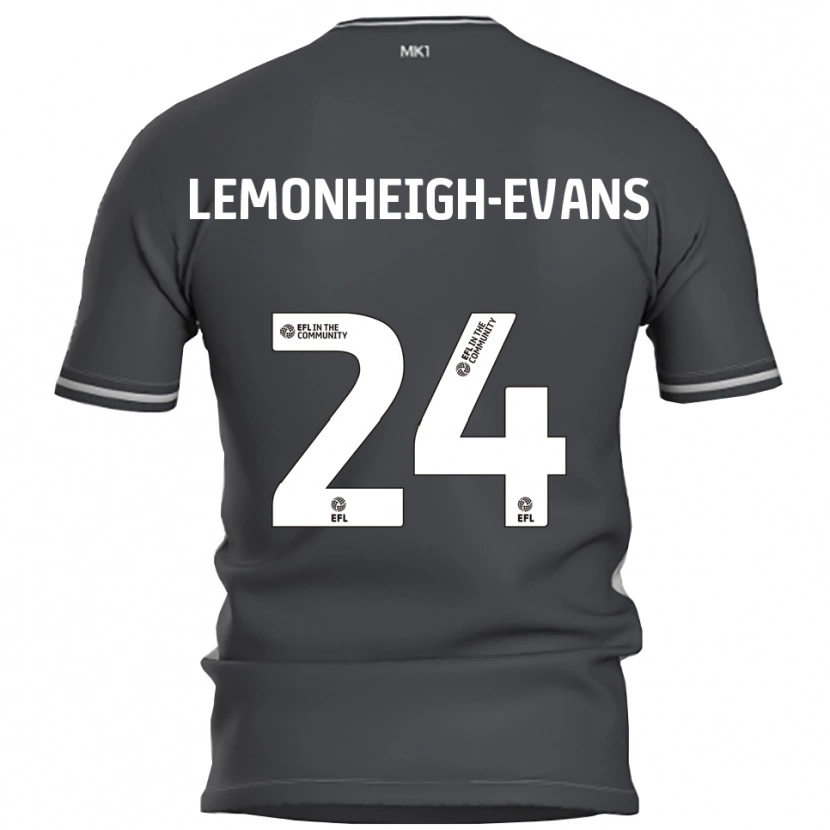 Danxen Homem Camisola Connor Lemonheigh-Evans #24 Cinza Prata Alternativa 2025/26 Camisa
