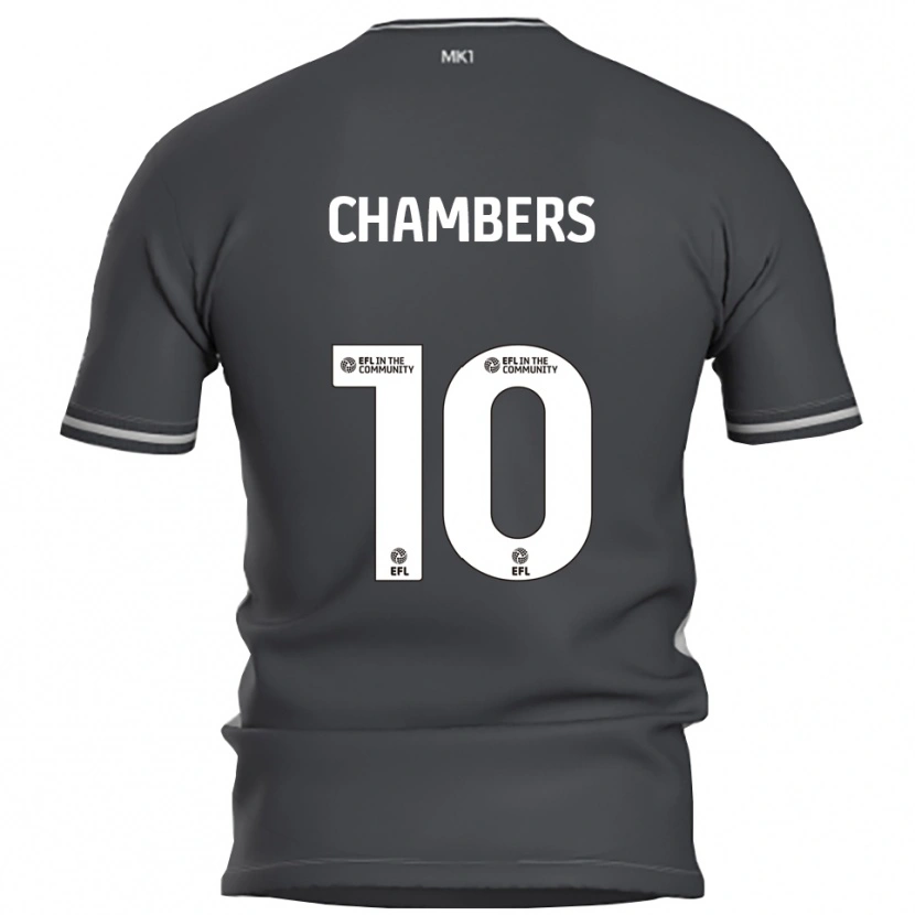 Danxen Homem Camisola T'yanna Chambers #10 Cinza Prata Alternativa 2025/26 Camisa