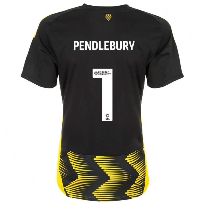 Danxen Homem Camisola Izzy Pendlebury #1 Preto Amarelo Alternativa 2025/26 Camisa