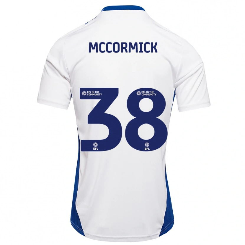 Danxen Homem Camisola Antony Mccormick #38 Branco Azul Alternativa 2025/26 Camisa