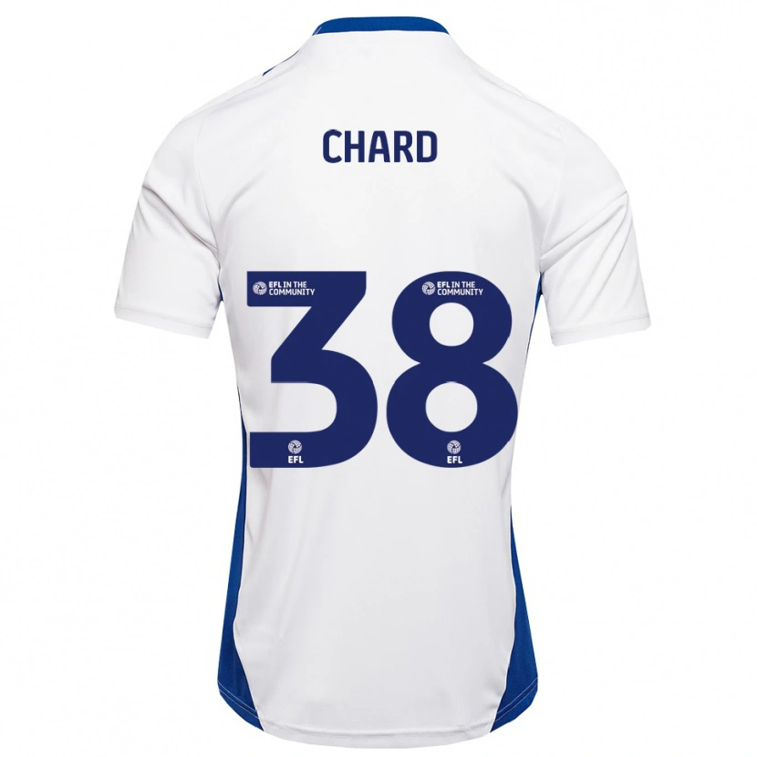 Danxen Homem Camisola Harry Chard #38 Branco Azul Alternativa 2025/26 Camisa