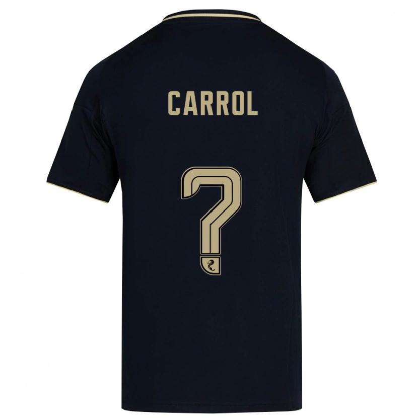 Danxen Homem Camisola Lewis Carrol #0 Azul Marinho Dourado Alternativa 2025/26 Camisa