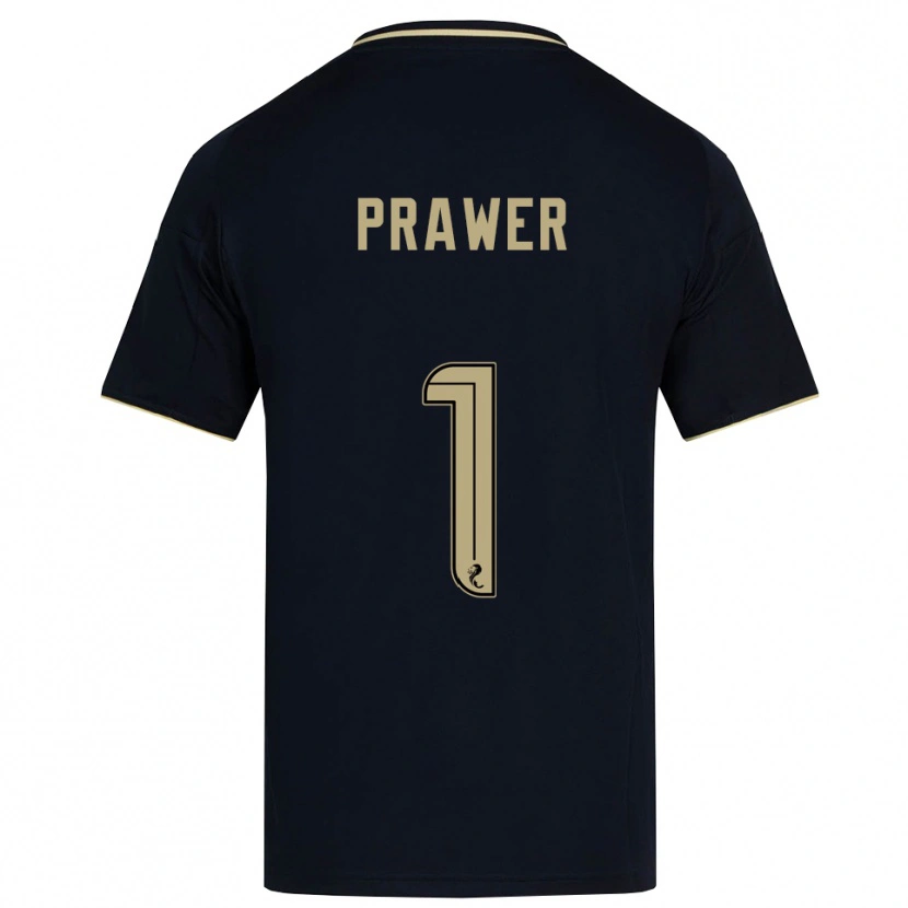 Danxen Homem Camisola Anna Prawer #1 Azul Marinho Dourado Alternativa 2025/26 Camisa
