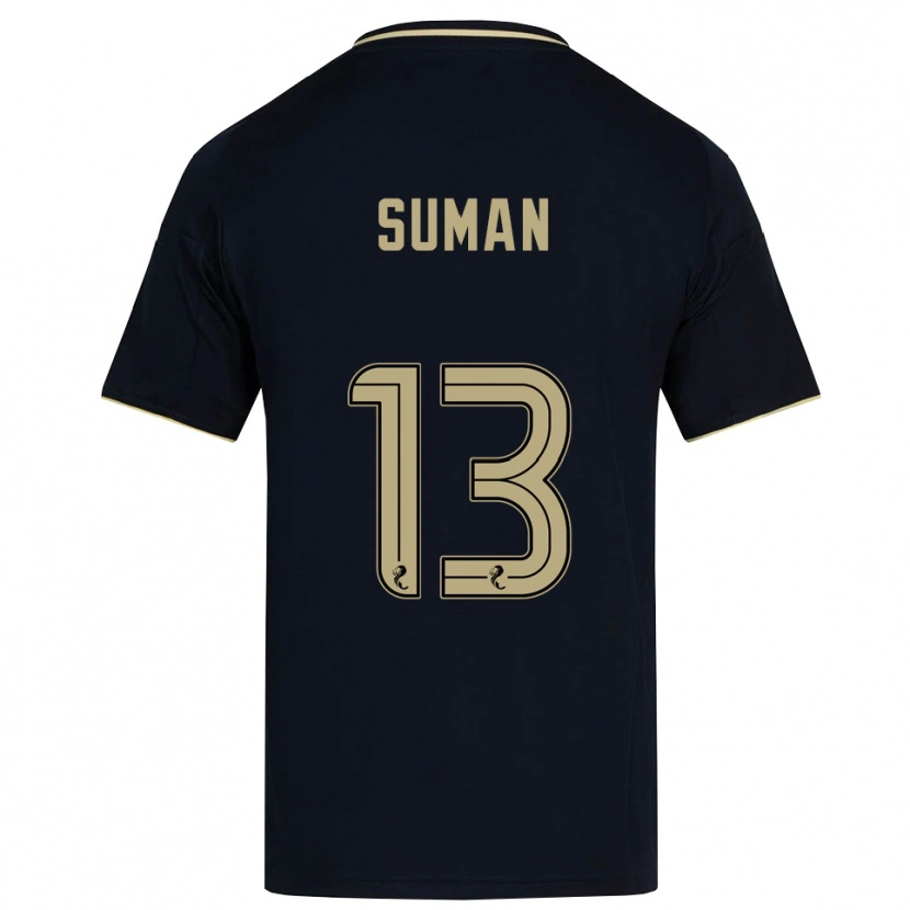 Danxen Homem Camisola Nick Suman #13 Azul Marinho Dourado Alternativa 2025/26 Camisa