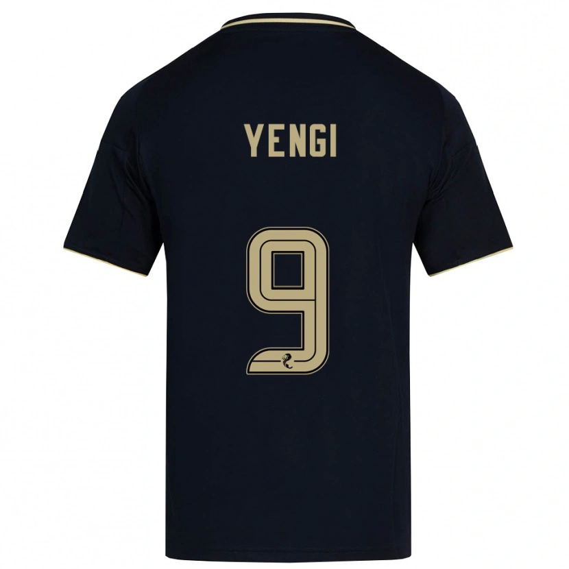 Danxen Homem Camisola Kusini Yengi #9 Azul Marinho Dourado Alternativa 2025/26 Camisa