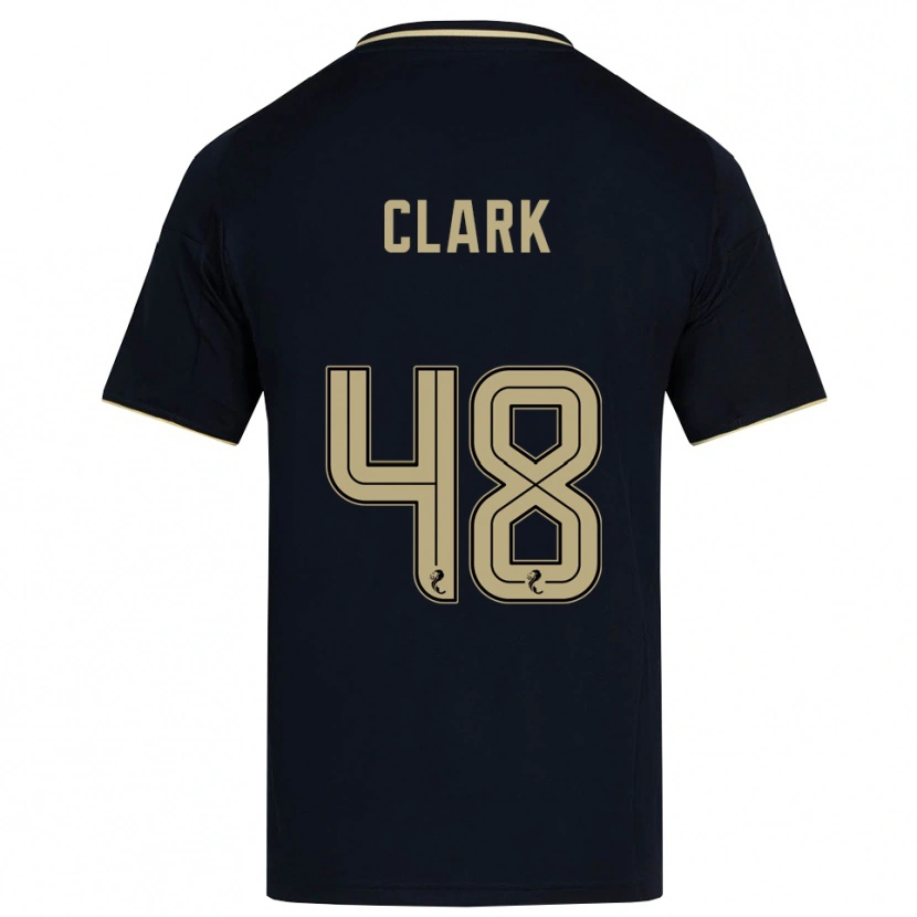 Danxen Homem Camisola Ellis Clark #48 Azul Marinho Dourado Alternativa 2025/26 Camisa