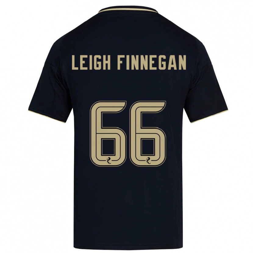 Danxen Homem Camisola Toni Leigh Finnegan #66 Azul Marinho Dourado Alternativa 2025/26 Camisa