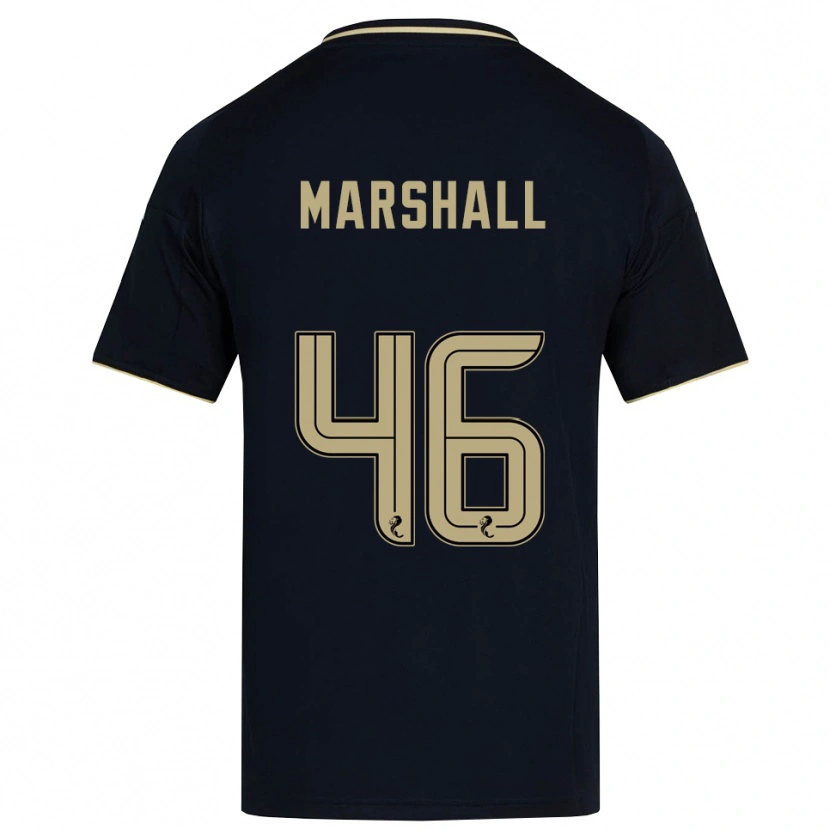 Danxen Homem Camisola Findlay Marshall #46 Azul Marinho Dourado Alternativa 2025/26 Camisa