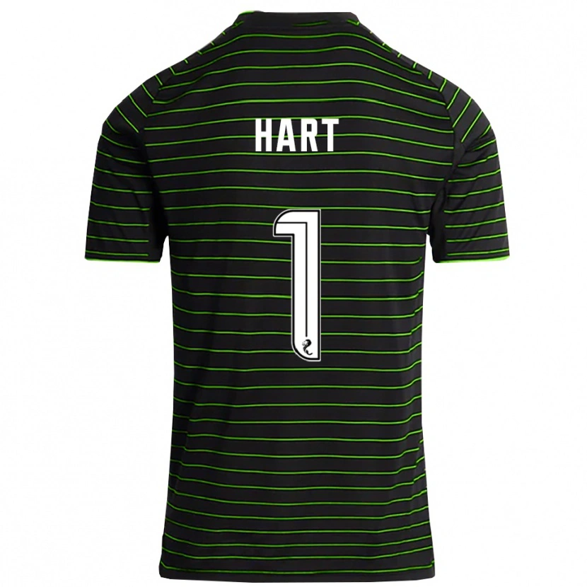 Danxen Homem Camisola Joe Hart #1 Preto Verde Alternativa 2025/26 Camisa