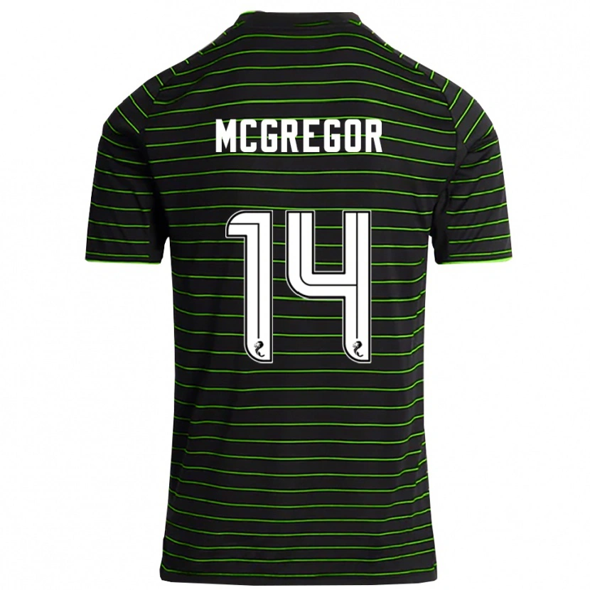 Danxen Homem Camisola Shannon Mcgregor #14 Preto Verde Alternativa 2025/26 Camisa