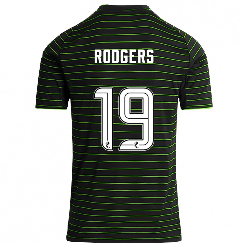Danxen Homem Camisola Lisa Rodgers #19 Preto Verde Alternativa 2025/26 Camisa