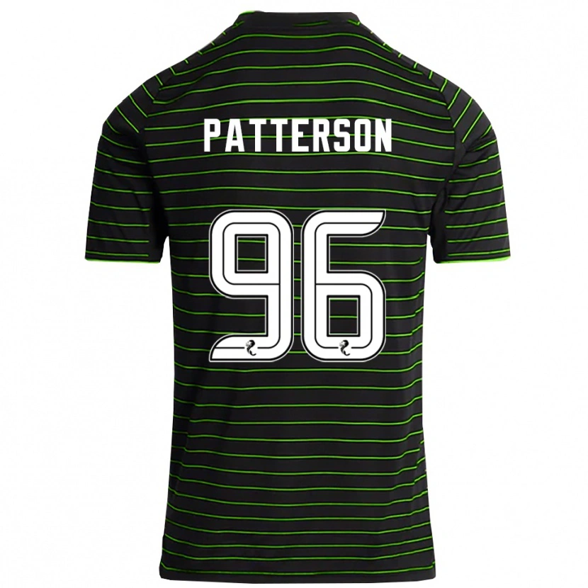 Danxen Homem Camisola Cameron Patterson #96 Preto Verde Alternativa 2025/26 Camisa