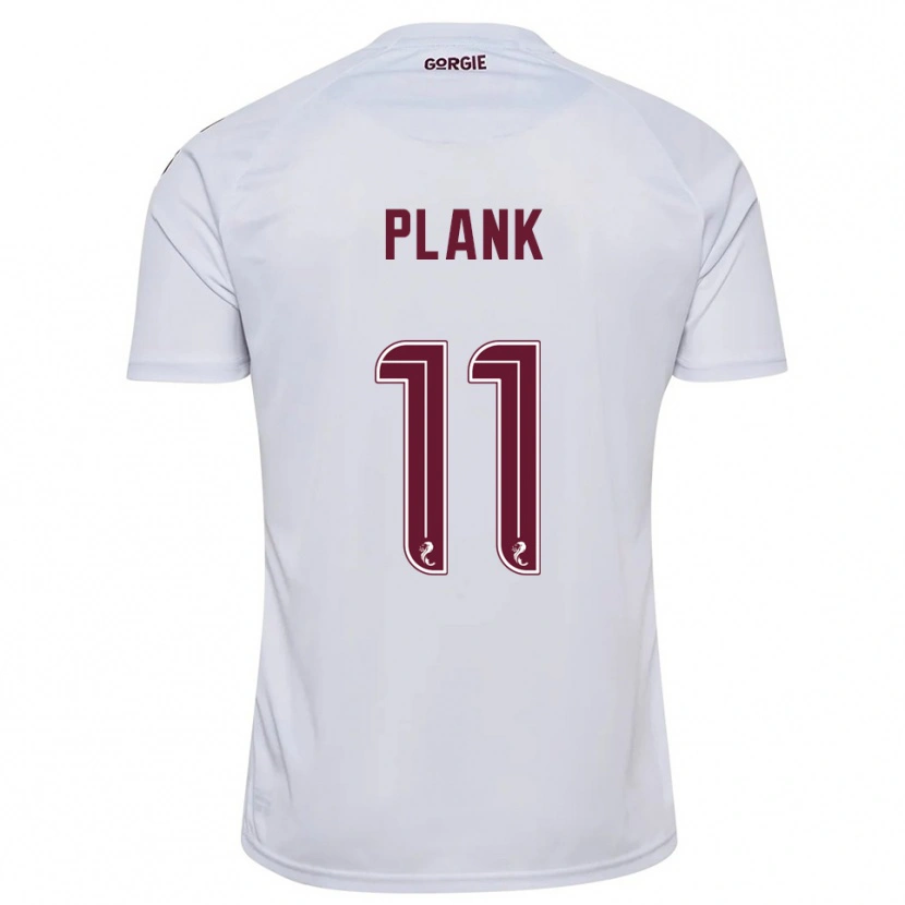 Danxen Homem Camisola Dom Plank #11 Branco Vinho Alternativa 2025/26 Camisa