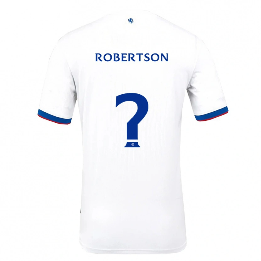 Danxen Homem Camisola Kerr Robertson #0 Branco Vermelho Azul Alternativa 2025/26 Camisa