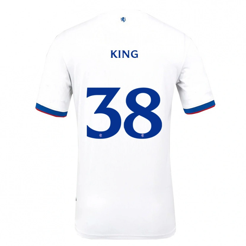 Danxen Homem Camisola Leon King #38 Branco Vermelho Azul Alternativa 2025/26 Camisa