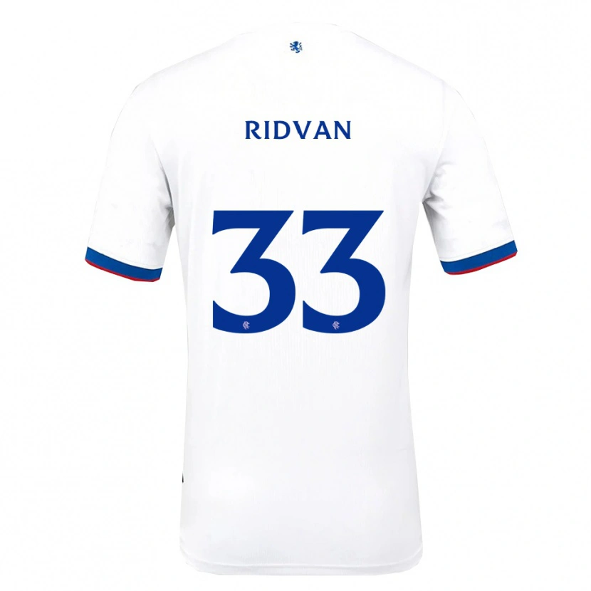 Danxen Homem Camisola Rıdvan Yılmaz #33 Branco Vermelho Azul Alternativa 2025/26 Camisa