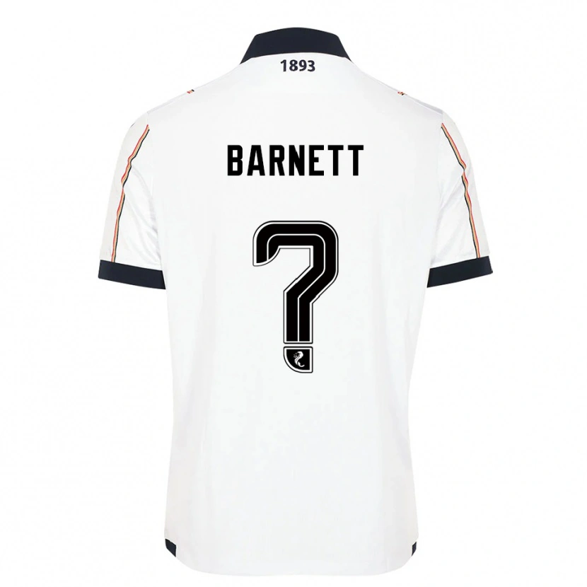 Danxen Homem Camisola Alex Barnett #0 Branco Azul Marinho Vermelho Alternativa 2025/26 Camisa