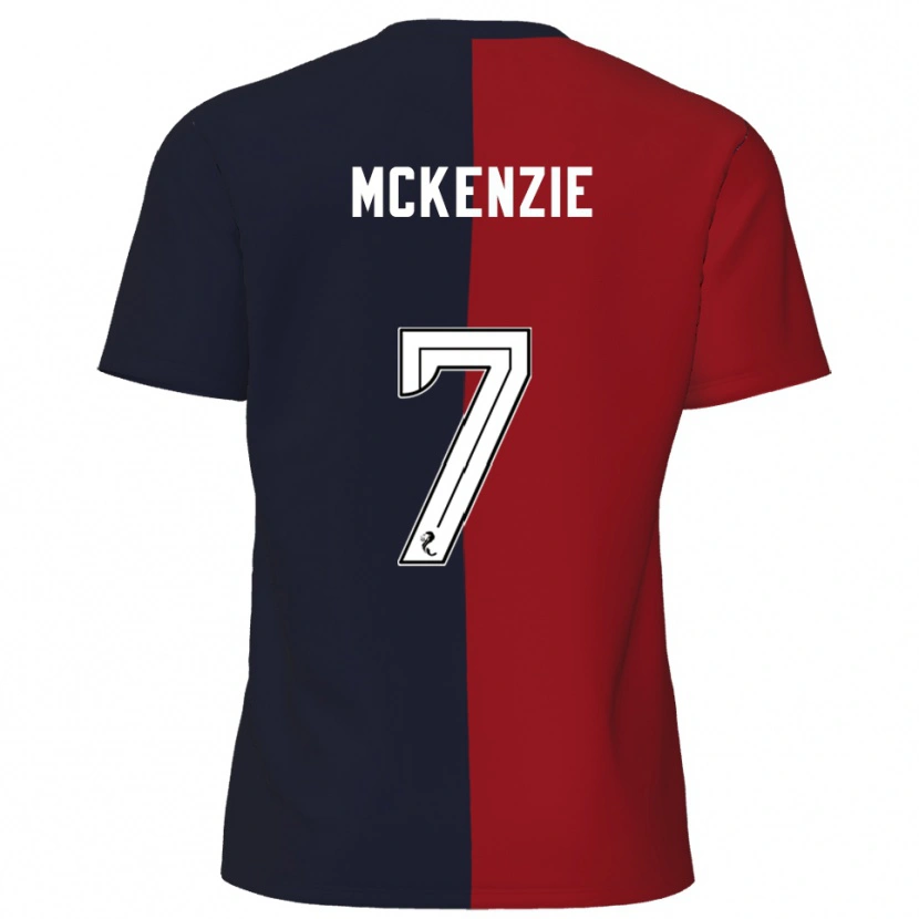 Danxen Homem Camisola Rory Mckenzie #7 Vermelho Azul Marinho Alternativa 2025/26 Camisa