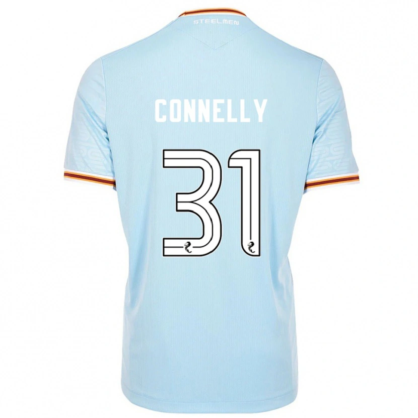 Danxen Homem Camisola Matty Connelly #31 Azul Celeste Alternativa 2025/26 Camisa