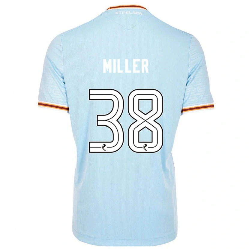 Danxen Homem Camisola Lennon Miller #38 Azul Celeste Alternativa 2025/26 Camisa
