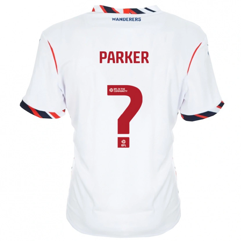 Danxen Mulher Camisola Libbie Parker #0 Branco Vermelho Principal 2025/26 Camisa