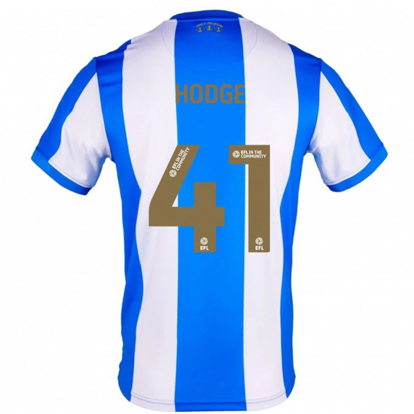 Danxen Mulher Camisola Joe Hodge #41 Azul Branco Principal 2025/26 Camisa