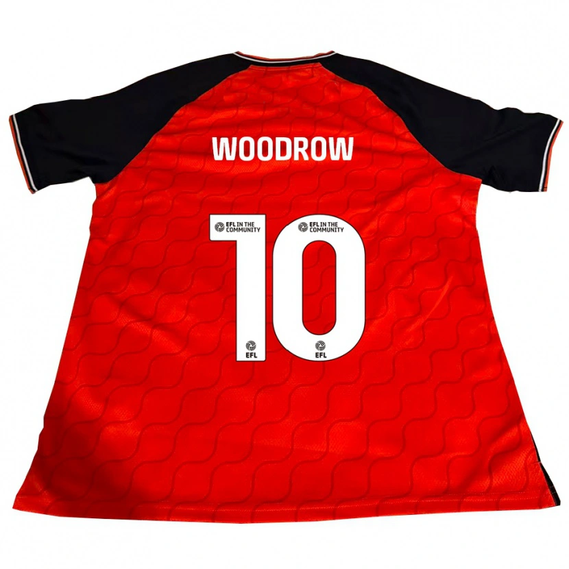 Danxen Mulher Camisola Cauley Woodrow #10 Laranja Preto Branco Principal 2025/26 Camisa