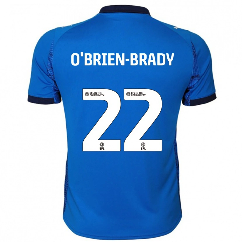 Danxen Mulher Camisola Donay O'brien-Brady #22 Azul Branco Principal 2025/26 Camisa