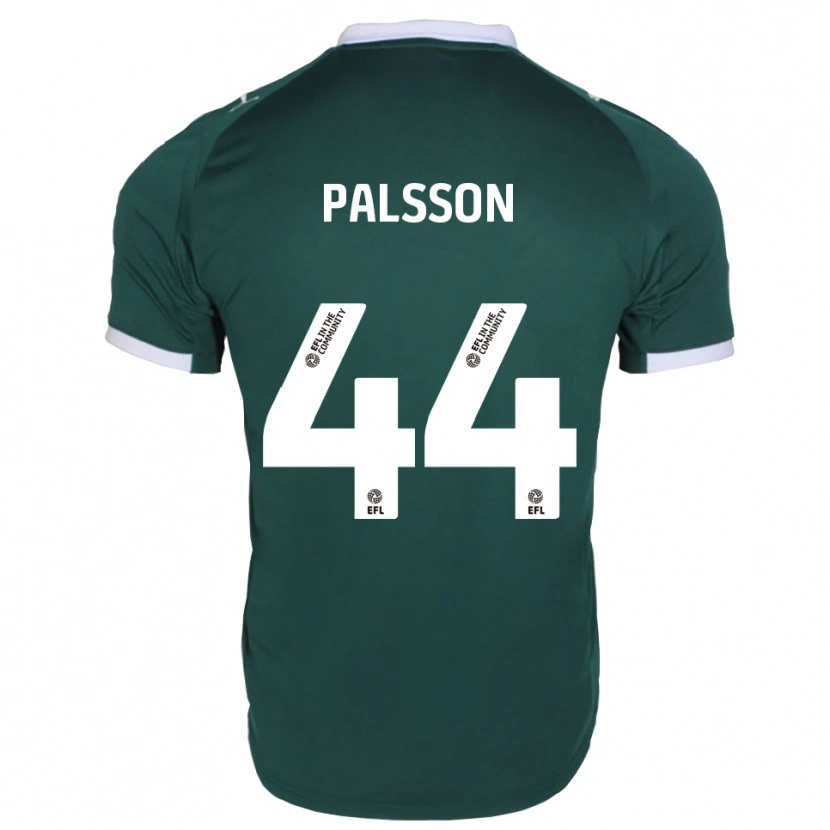 Danxen Mulher Camisola Victor Pálsson #44 Verde Branco Principal 2025/26 Camisa
