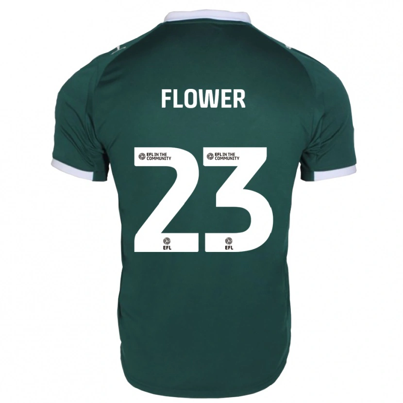 Danxen Mulher Camisola Jack Flower #23 Verde Branco Principal 2025/26 Camisa