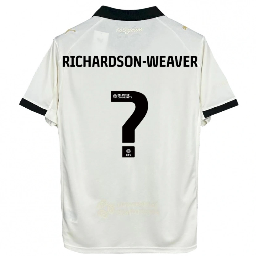 Danxen Mulher Camisola Ella Richardson-Weaver #0 Branco Sujo Preto Principal 2025/26 Camisa