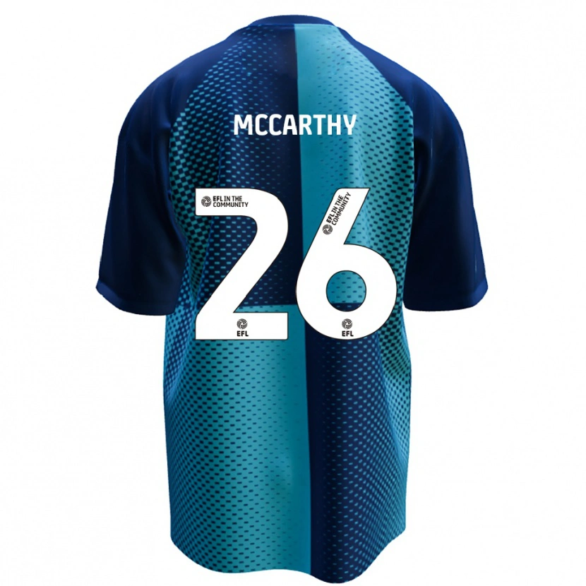 Danxen Mulher Camisola Jason Mccarthy #26 Azul Azul Celeste Principal 2025/26 Camisa
