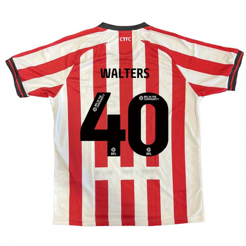 Danxen Mulher Camisola Cameron Walters #40 Vermelho Branco Preto Principal 2025/26 Camisa
