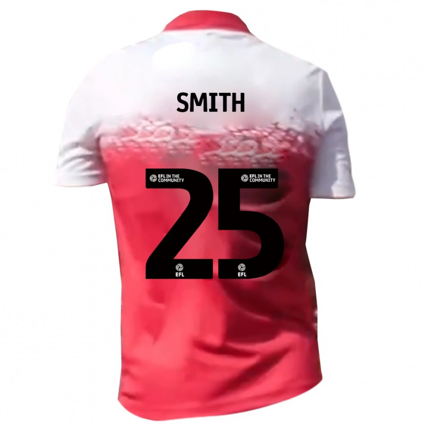 Danxen Mulher Camisola Josh Smith #25 Vermelho Branco Principal 2025/26 Camisa