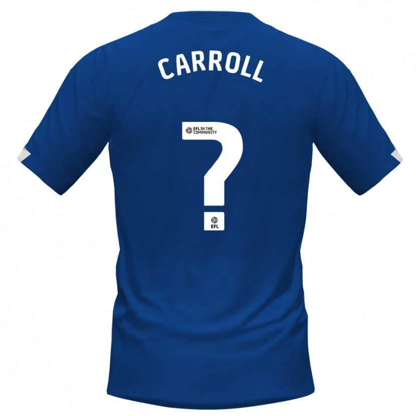 Danxen Mulher Camisola Rhianne Carroll #0 Azul Branco Principal 2025/26 Camisa