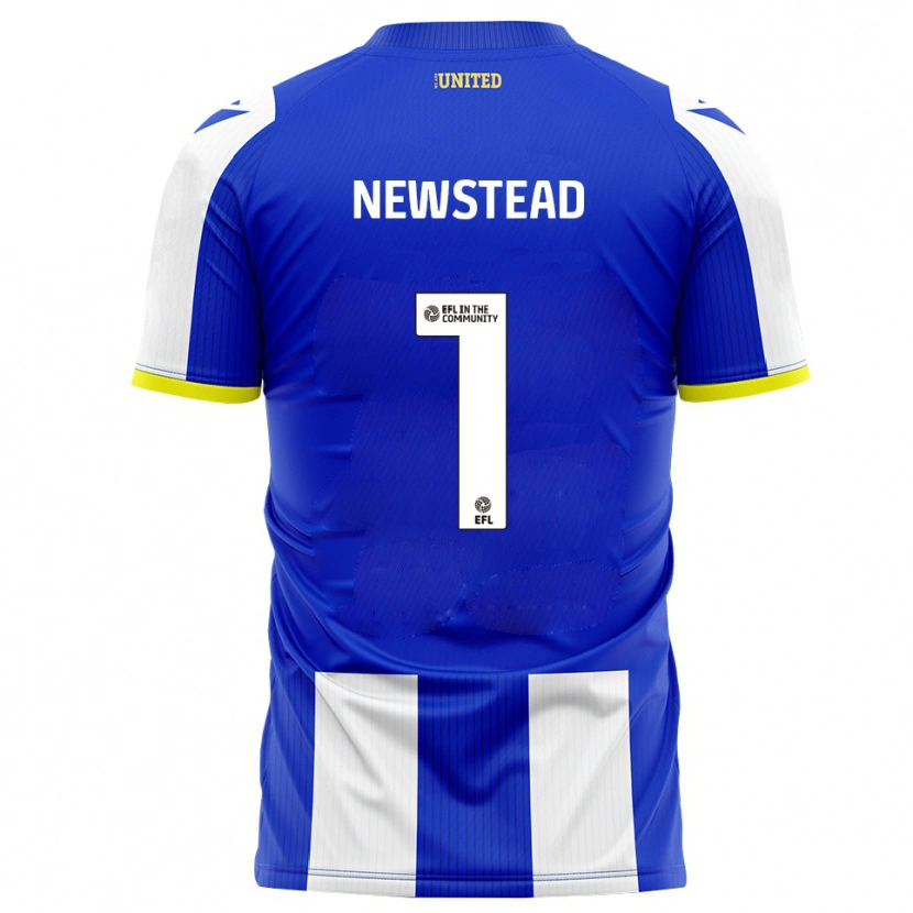 Danxen Mulher Camisola Jamie-Louise Newstead #1 Azul Branco Principal 2025/26 Camisa