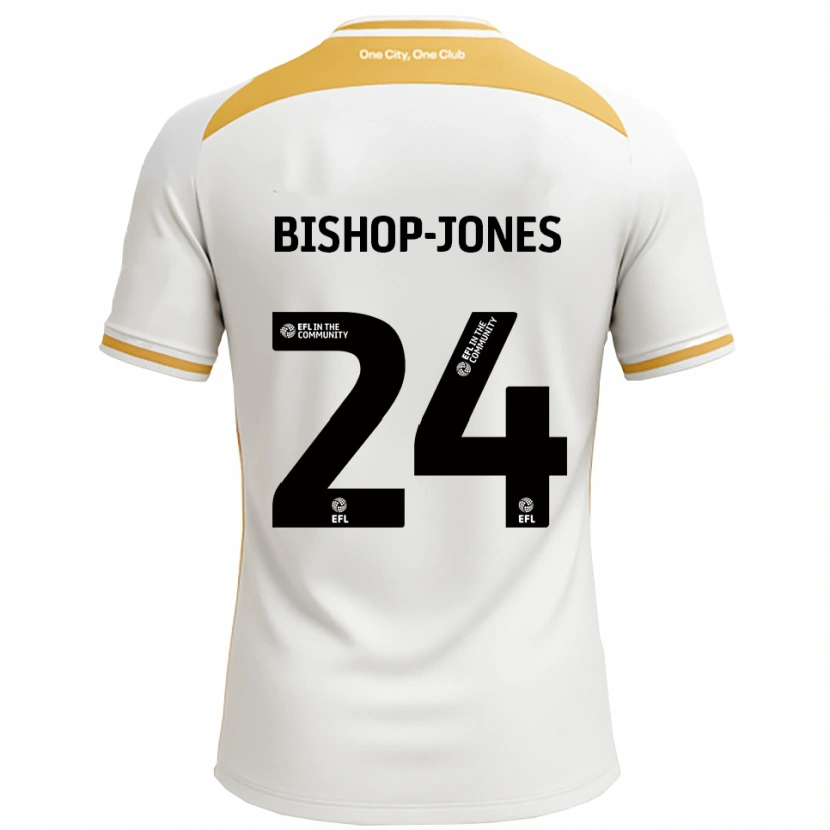 Danxen Mulher Camisola Ruby Bishop-Jones #24 Branco Dourado Principal 2025/26 Camisa
