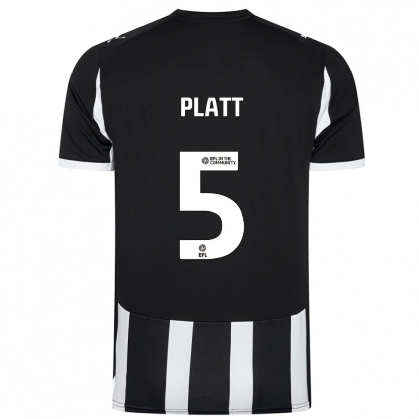 Danxen Mulher Camisola Matty Platt #5 Preto Branco Principal 2025/26 Camisa