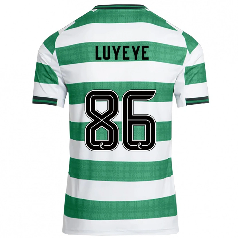 Danxen Mulher Camisola Benny-Jackson Luyeye #86 Verde Branco Principal 2025/26 Camisa