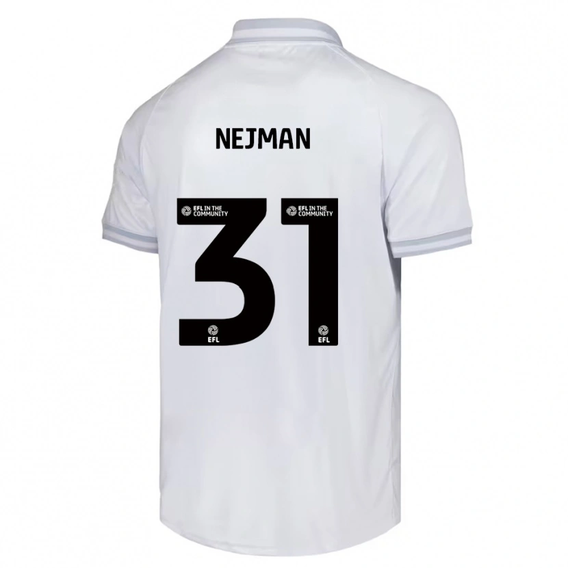 Danxen Mulher Camisola Harrison Nejman #31 Branco Cinza Preto Alternativa 2025/26 Camisa