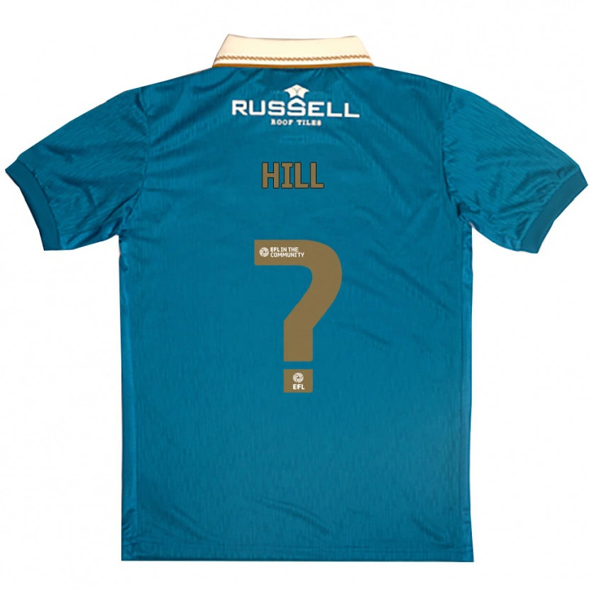 Danxen Mulher Camisola Tommy Hill #0 Azul Celeste Branco Alternativa 2025/26 Camisa