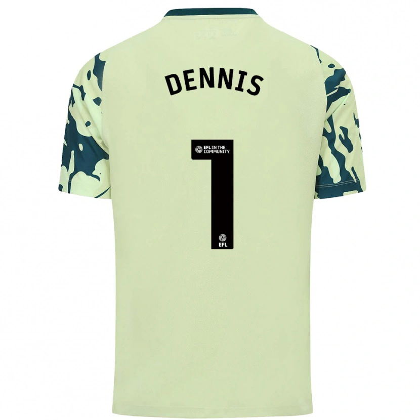 Danxen Mulher Camisola Jake Dennis #1 Verde Escuro Alternativa 2025/26 Camisa